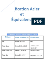 Classification Acier Et Équivalence