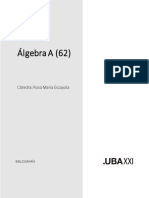 Bibliografía - Algebra - A - 2do - 2022