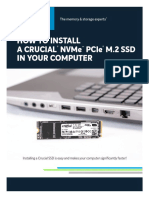 Crucial Nvme Pcie m2 SSD Install Guide