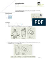 17-EX - 12 Dual Hose Fitting