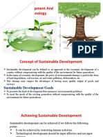 Sustainable Development And Green Technology