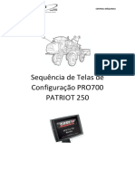 Telas de Configuração Patriot 250