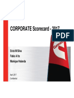 APRESENTAÇÃO Corporate Scorecard Supplier Training - Cummins