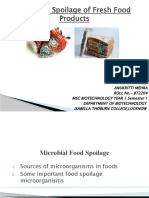 Microbial Food Spoilage