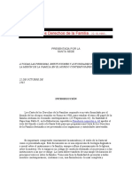 Carta de Los Derechos de La Familia