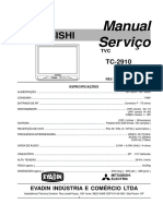 Manual técnico TV MITSUBISHI TC-2910