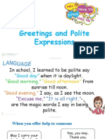 Greetings and Polite Expressions