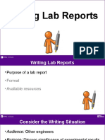 How To Write A Lab Report in EG