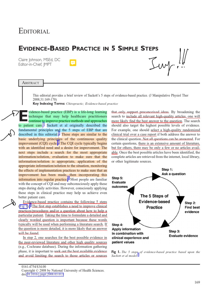 21 - 37 Evidence - Based - Practice - in - 5 - Simple - Steps | PDF ...