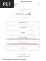 AA HL – Questionbank – Calculus – Easy