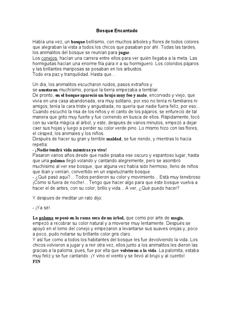 Bosque Encantado PDF