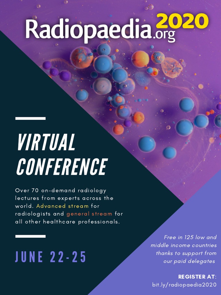 Radiology Virtual Conference | PDF | Radiology | Medical Imaging