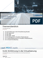 ! Vorlesung Virtualisierung Und Rechenzentrumsinfrastrukturen. Lars Göbel & Christian Müller VL04 Einführung in Die Virtualisierung