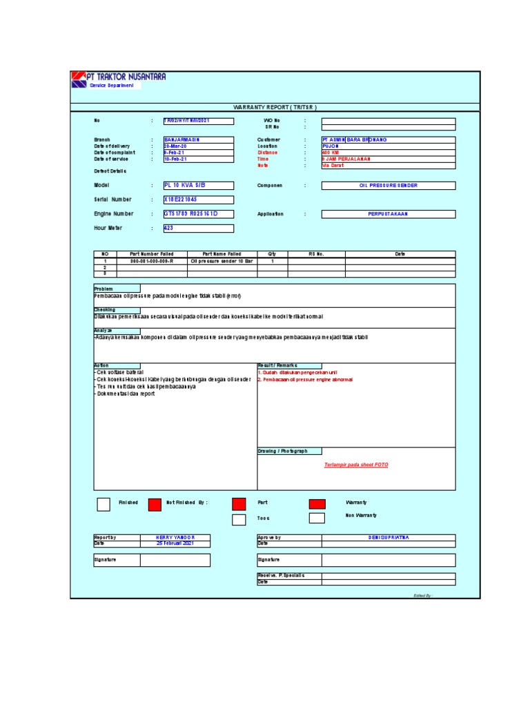 Tr Pt Asmin Bara Bronang Pl 10 Kva Pujon Pdf