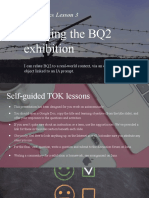 2.3 Creating The BQ2 Exhibition (Self-Guided Lesson Presentation)