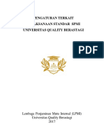 Pengaturan Standar SPMI Insitusi PDF