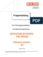 Metalltechnik Konstruktionstechnik S3 2017