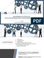 CLASE 3 - Rendimiento - Pensamiento Grupal y Toma de Decisiones - 2020