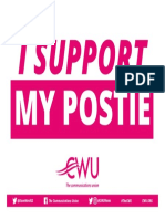 06809 01 I Support My Postie