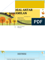 TUGAS KELOMPOK 12 (JARAK IDEAL ANTAR KEHAMILAN)