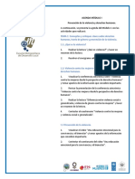 Agenda Modulo I