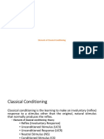 Elements of Classical Conditioning