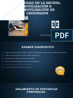 Movilización e inmovilización lesionados