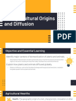 5.3 Agricultural Origins and Diffusion