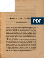 LESSING - Essay On Fables