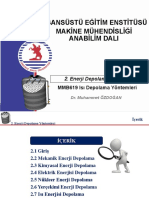 IDY 2 - Enerji Depolama Yöntemleri