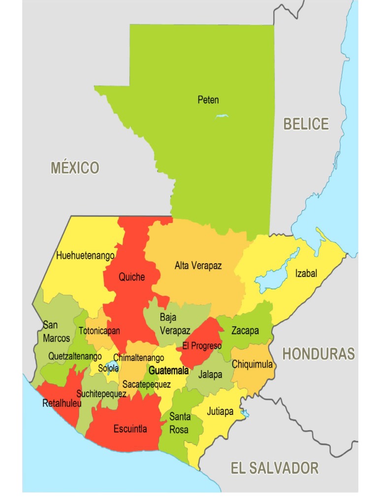 Mapa de Guatemala | PDF