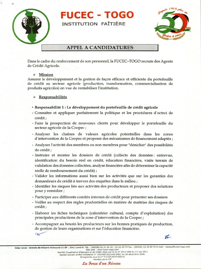 Appel A Candidatures | PDF