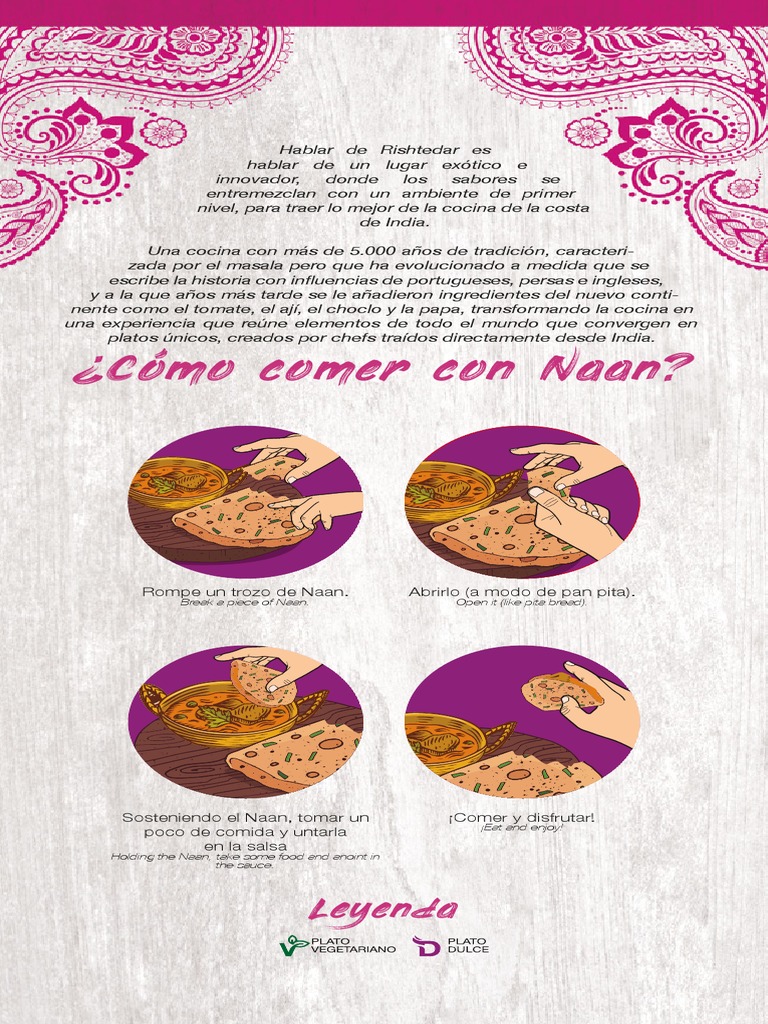 Sabores de India en Rishtedar | PDF | Curry | Cocina india