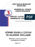 ÇOCUK - Görme Engeli Olan Çocuk