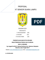 Membuat Sensor Suara Lampu