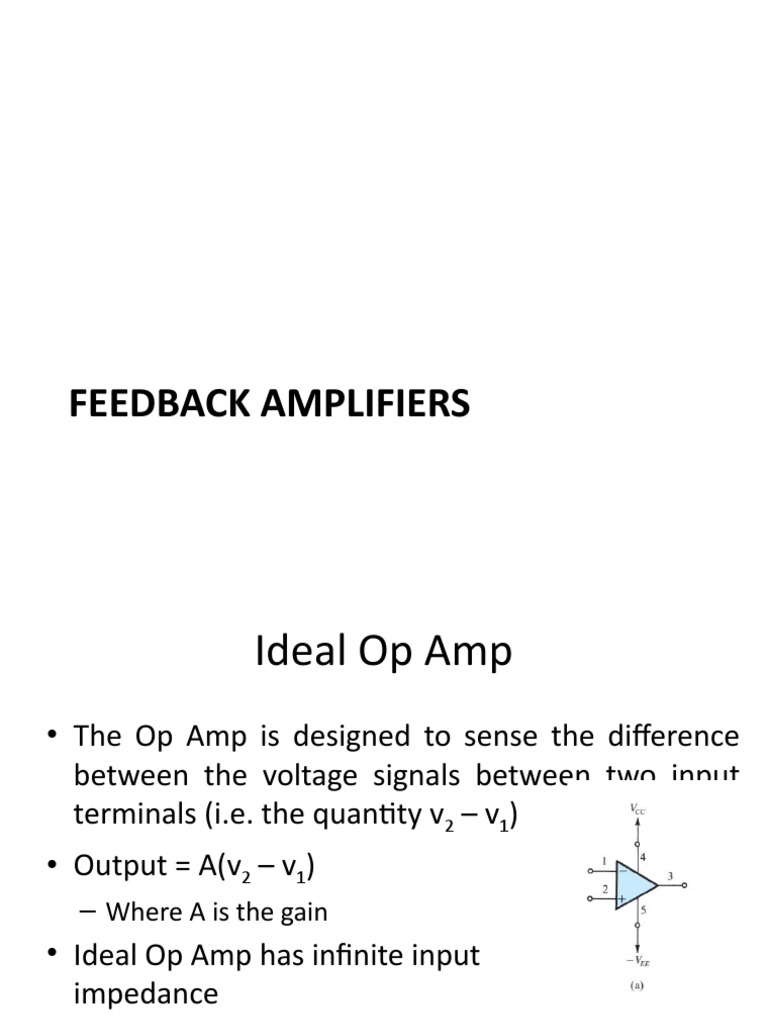 Operational Amplifiers PDF Operational Amplifier Amplifier