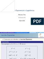 Slides - Função Exponencial e Logarítmica
