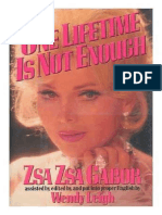 One Lifetime Is Not Enough - Zsa Zsa Gabor