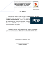 Carta Aval Culb Deportivo