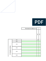 Primeira Matriz Da Qualidade (Casa Da Qualidade) : RC1 RC2