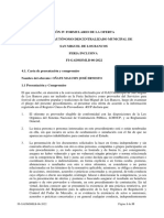 Sección Iv Formulario de La Oferta Gobierno Autónomo Descentralizado Municipal de San Miguel de Los Bancos Feria Inclusiva FI-GADMSMLB-06-2022