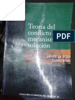 SESION 1 - LECTURA - TEORIA DEL CONFLICTO Y MECANISMOS DE SOLUCION