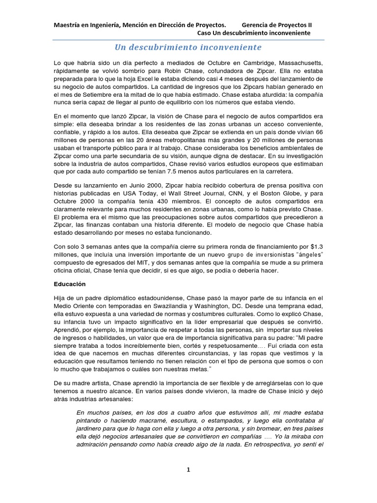 Un Descubrimiento Inconveniente | PDF | Ingeniería | Bostón