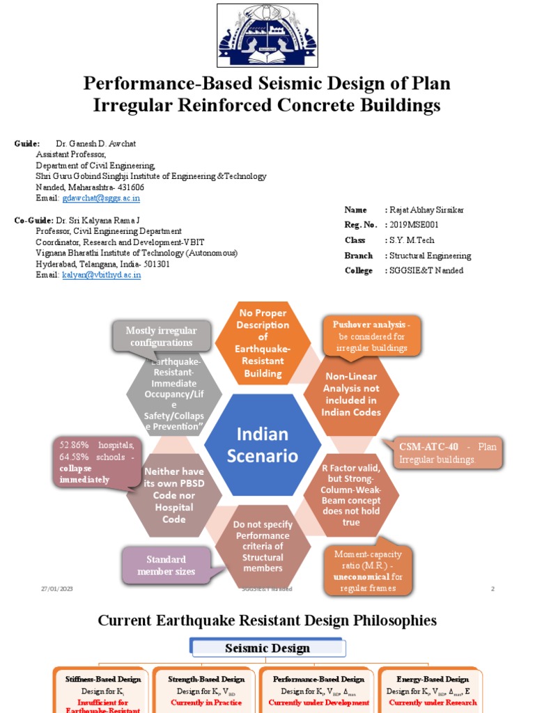 Seismic Design for Irregular Concrete Buildings | PDF | Earthquake ...