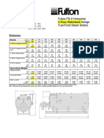 Fulton FB-S Horizontal 3-Pass Waterback Boiler Product Data