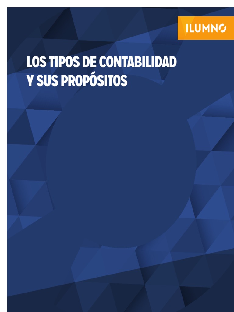 Los Tipos De Contabilidad Y Sus Propositos Pdf Contabilidad Seguro