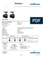 Push Button Switches: Specifications