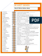 Gesundheit Kapitel 2 HV3 - Sätze Ergänzen