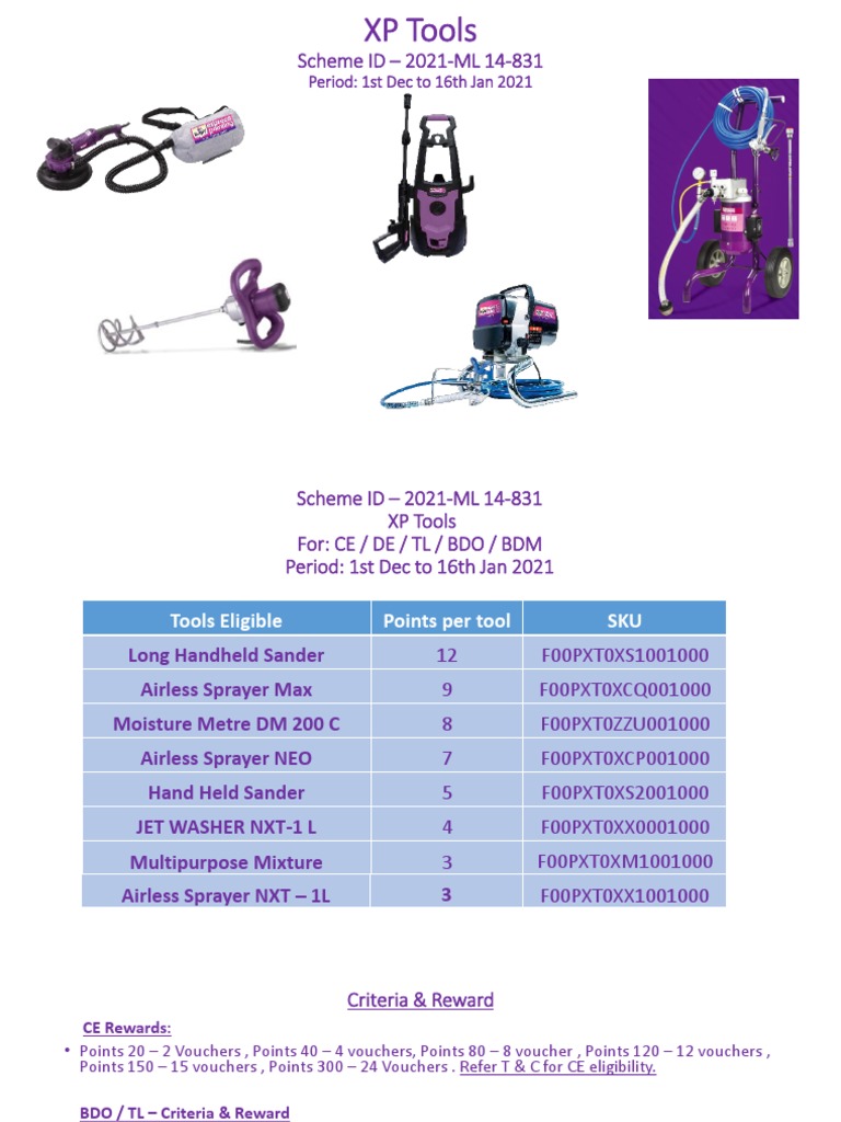 December XP Tool Scheme | PDF | Business | Computers