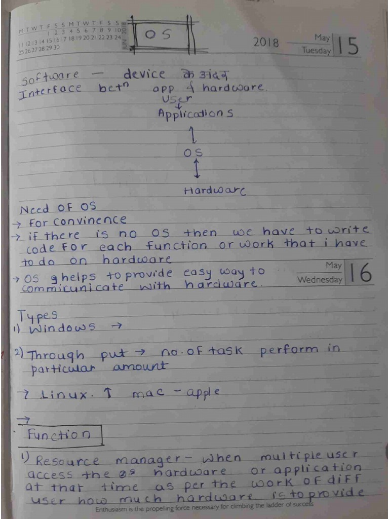 OS Notes | PDF